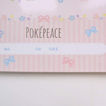 A4 Skrivebok Pokemon Pokepeace Pink