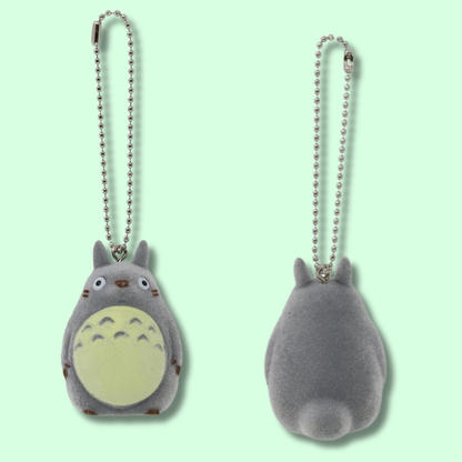 Ghibli My Neighbor Totoro Flocked Keychain Totoro (SEKIGUCHI)