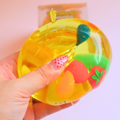 Jumbo Coconut Oil Squishy Fruit Apple