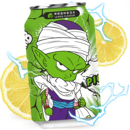 Dragon Ball Sparkling Water Piccolo Lemon Flavour 330ml (OCEAN BOMB)