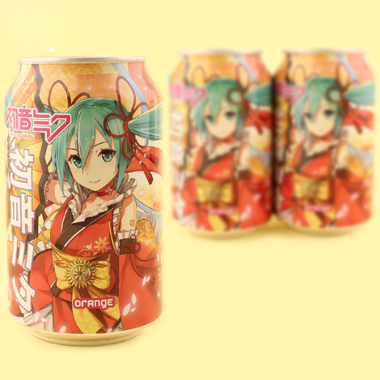 Hatsune Miku Soda Orange Flavour 330ml (KAWAJI)