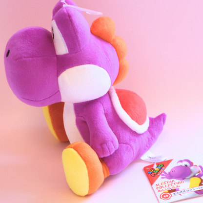 Super Mario All-Star Collection Plushie Purple Yoshi 20cm (SANEI)
