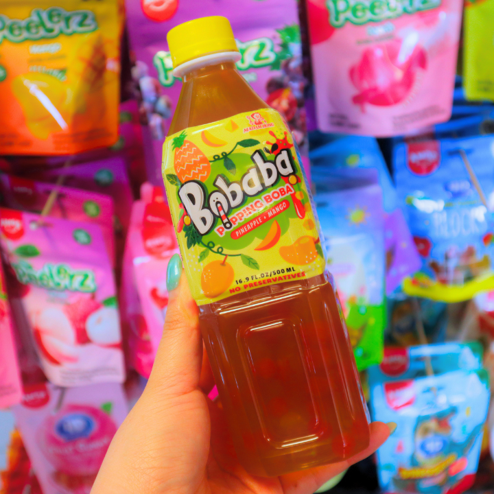 Bubble Tea Drink Mango Pineapple 500ml (BOBABA)