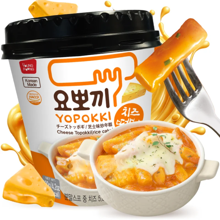 Yopokki Tteokbokki Cheese 120g (YOUNG POONG)