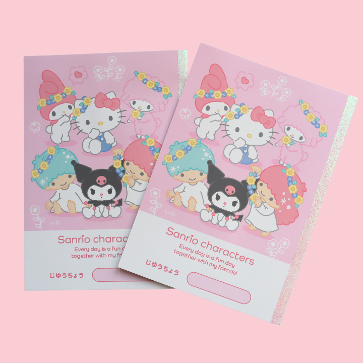 A4 Skrivebok Sanrio Friends Pink