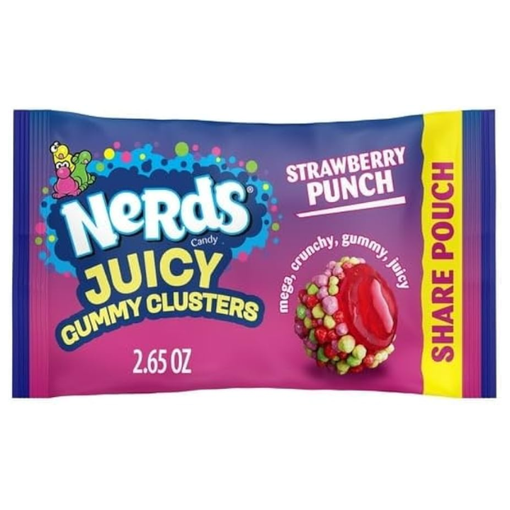 Nerds Juiced Gummy Clusters Strawberry Punch 75g