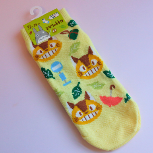 Ghibli Socks My Neighbor Totoro Nekobasu EUR 36-39 (Fukusuke)