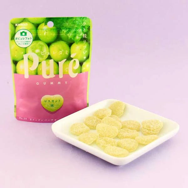 Pure Gummy Muscat Grape 56g (KANRO)