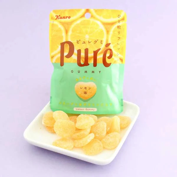 Pure Gummy Lemon 56g (KANRO)