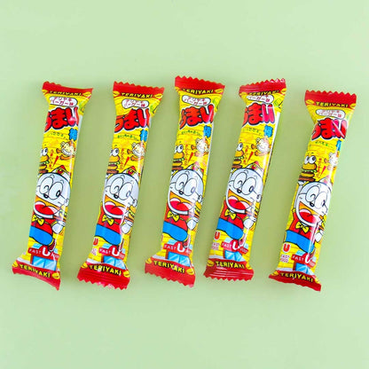Corn Snack Umaibou Teriyaki Hamburger Flavor 6g (Yaokin)