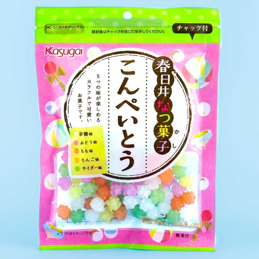 Konpeito Colourful Sugar Candy Fruit Flavours 85g (KASUGAI)