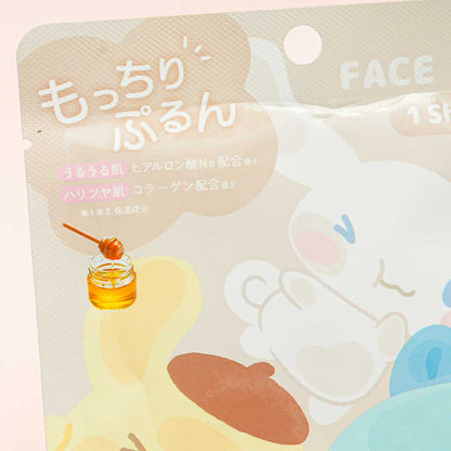 Sanrio Characters Mocchiri Purun! Face Pack Honey 25ml (SANRIO)