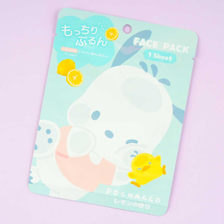 Sanrio Characters Mocchiri Purun! Face Pack Pochacco Lemon 25ml (SANRIO)