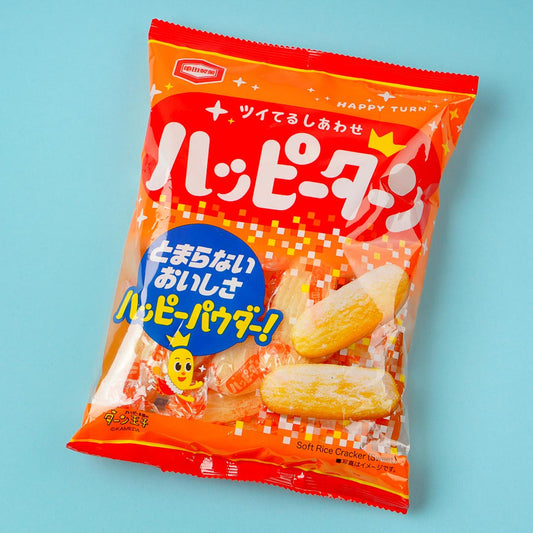 Happy Turn Senbei Rice Crackers 96g (KAMEDA)