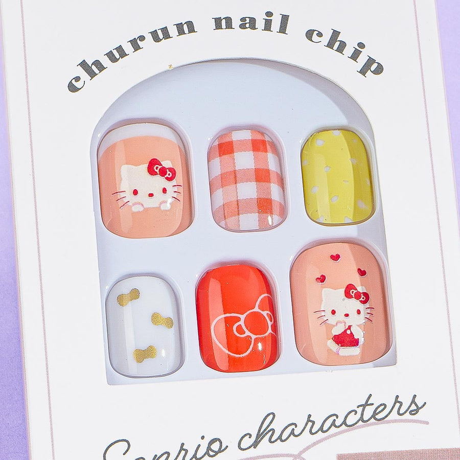 Sanrio Press-On Nails Hello Kitty 24pcs (KAMIO)