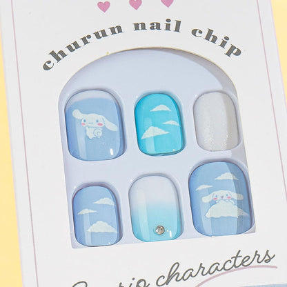 Sanrio Press-On Nails Cinnamoroll 24pcs (KAMIO)