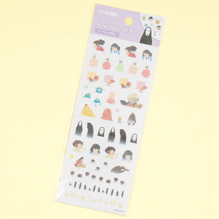 Ghibli Spirited Away Schedule Sticker (ENSKY)