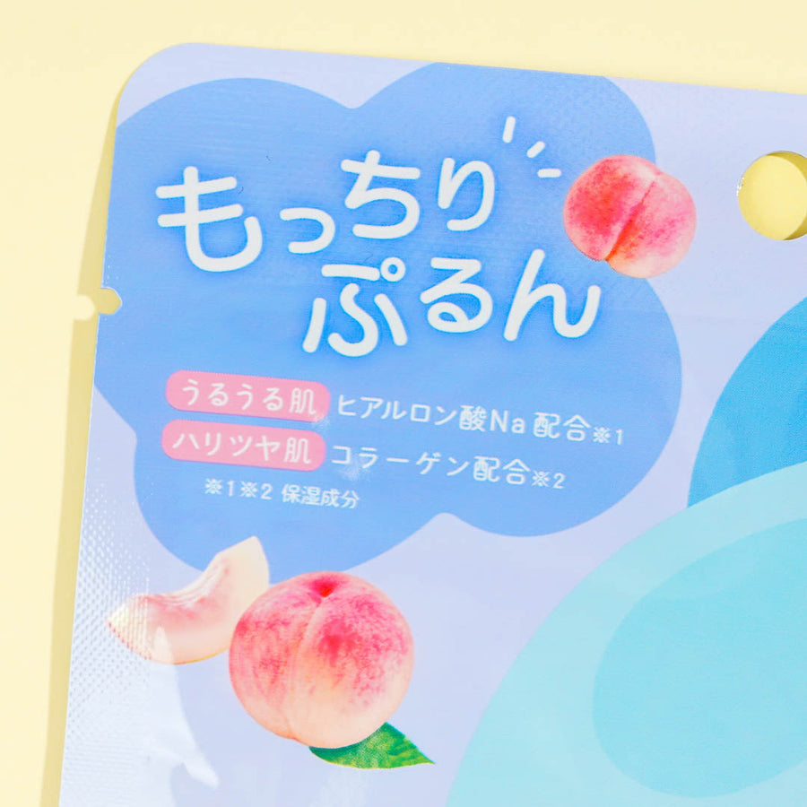 Sanrio Characters Mocchiri Purun! Face Pack Hangyodon Peach 25ml (KAMIO)