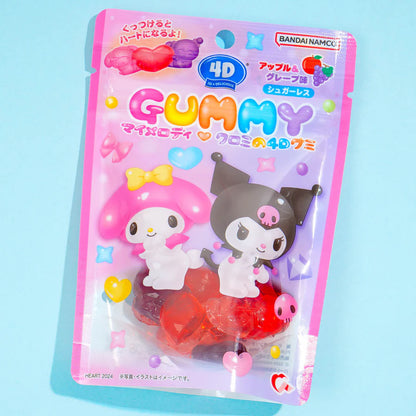 My Melody & Kuromi 4D Gummy Candy - Apple & Grape 60g (HEART)