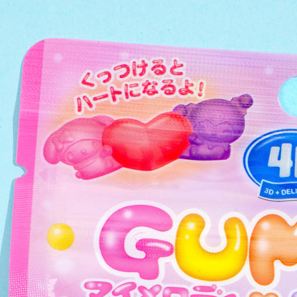 My Melody & Kuromi 4D Gummy Candy - Apple & Grape 60g (HEART)