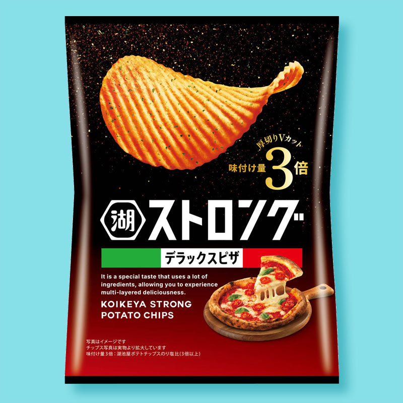 Strong Potato Chips Deluxe Pizza 53g (KOIKEYA)