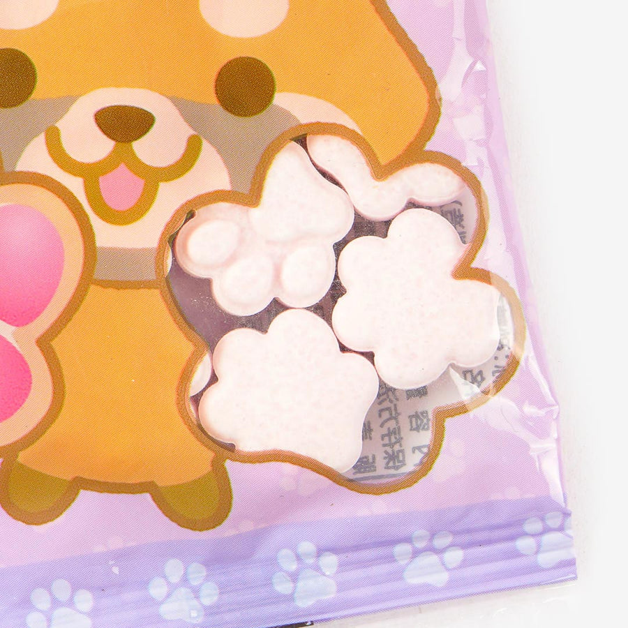 Wan Nyan Paw-Shaped Ramune Candy Peach 9g (ORION)