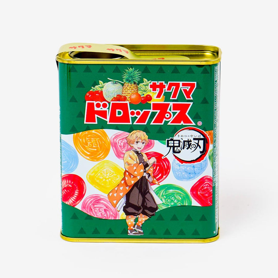 Limited Edition!!! Demon Slayer Drops Mixed Juice Candy Can 80g (SAKUMA)