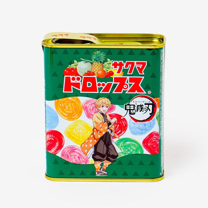 Limited Edition!!! Demon Slayer Drops Mixed Juice Candy Can 80g (SAKUMA)