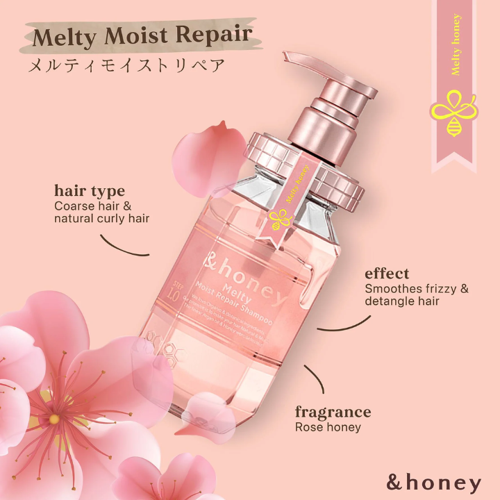&honey Melty Moist Repair Shampoo Step1.0 440ml (VICREA)
