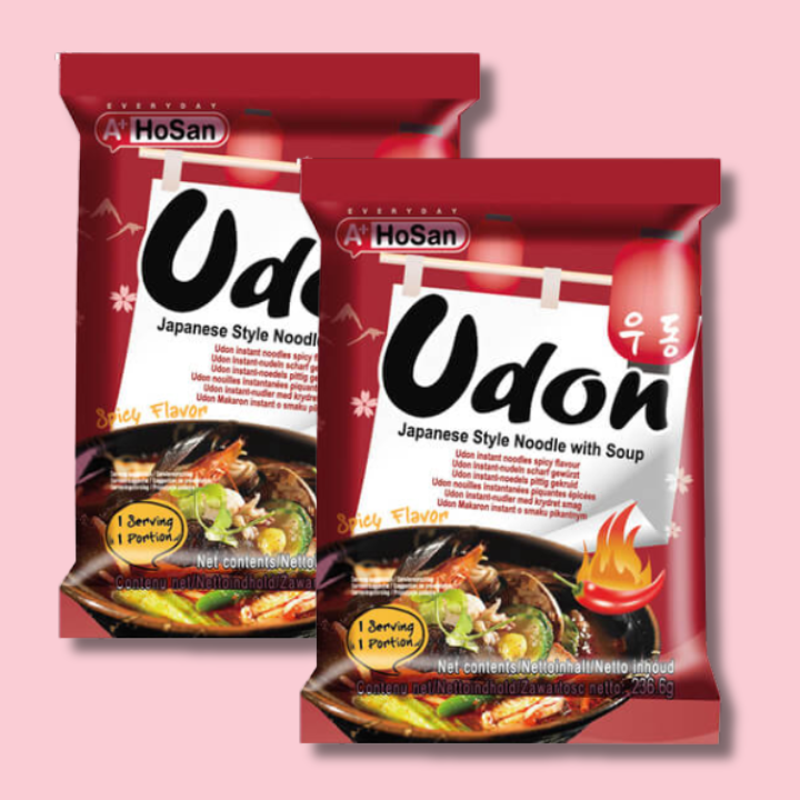 Udon Instant Noodles SPicy 232.6g (A+HOSAN)