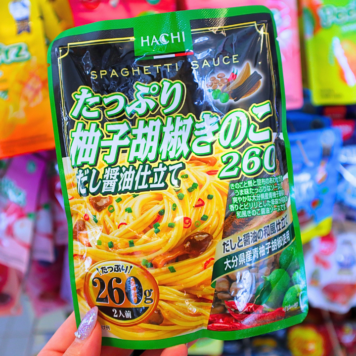 Instant Spaghetti Sauce Yuzu Kosho & Mushrooms Dashi Shoyu 260g (HACHI)