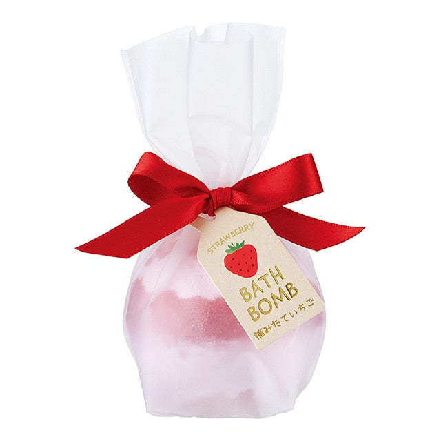 Strawberry Bath Ball 150g (Fruit No Mori)
