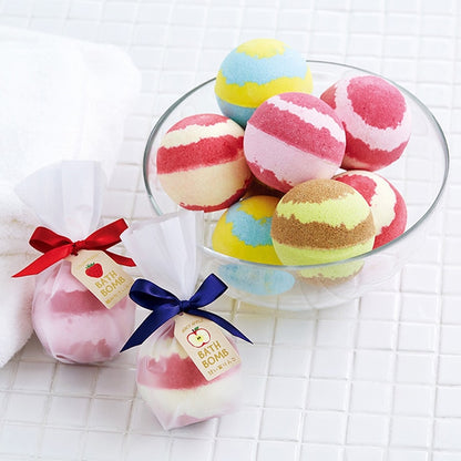 Honey Apple Bath Ball 150g (Fruit No Mori)