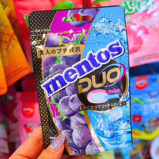 Mentos Duo Candy Grape & Soda 45g (KRACIE) DATOVARE