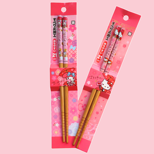 Japansk Spisepinner Bamboo Sanrio 21cm (SANRIO)