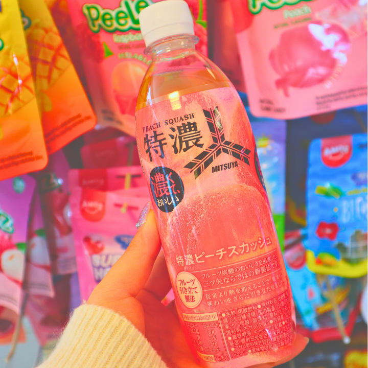 Mitsuya Cider Luxurious Peach 10% Puree 500ml (ASAHI) DATOVARE