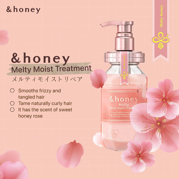 &honey Melty Moist Repair Hair Treatment 2.0 445ml (VICREA)