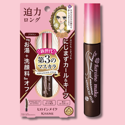 Kissme Heroine Make Long & Curl Mascara Advanced Film 02 Brown 6g