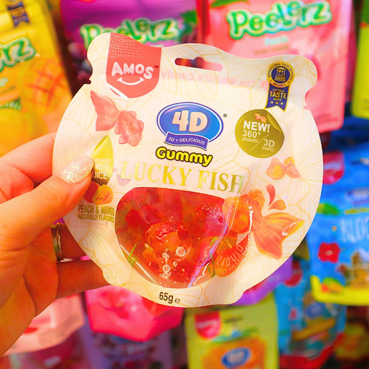 4D Lucky Fish Gummy 65g (AMOS)