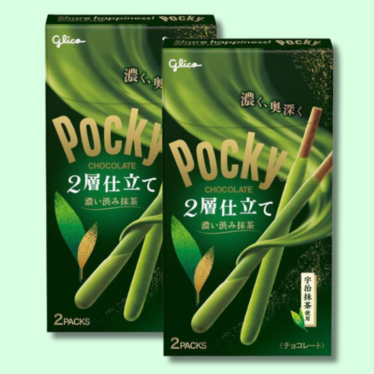 Premium Glico Pocky Rich Matcha  Green Tea 71g (GLICO)