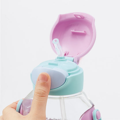 Disney Frozen One Push Straw Water Bottle 530ml (SKATER)