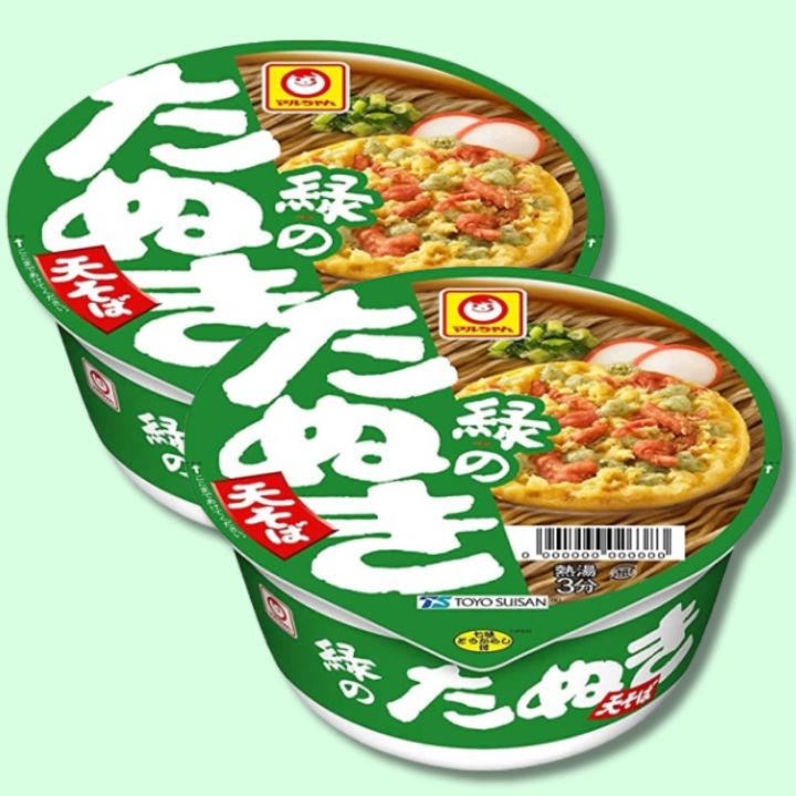 Midori no Tanuki Tensoba Instant Soba Noodles w/Tempura 101g (TOYO-SUISAN)