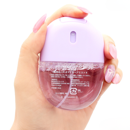Sanrio Strawberry Scent Hair & Body Moisturising Mist Spray My Melody 30ml (CRUX)