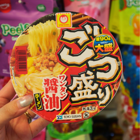 Gotsumori Cup Wonton Shoyu Ramen 117g (TOYO SUISAN)