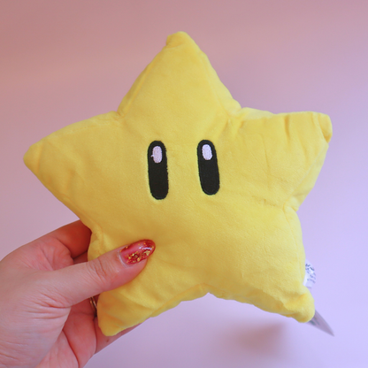 Kosebamse Super Mario Starman 25cm