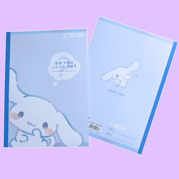 A4 Skrivebok Sanrio 5 mm Rutenotatbok (SANRIO)