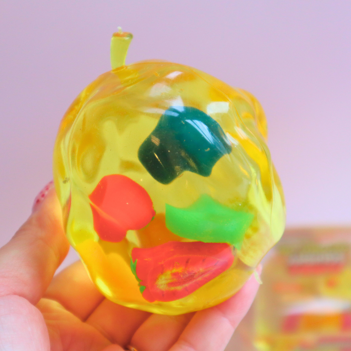 Jumbo Coconut Oil Squishy Fruit Apple