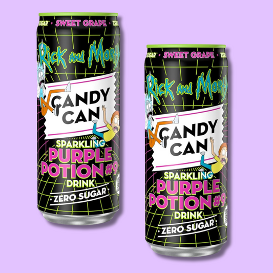 Candy Can Rick & Morty Sparkling Purple Potion Sweet Grape NO SUGAR 330ml