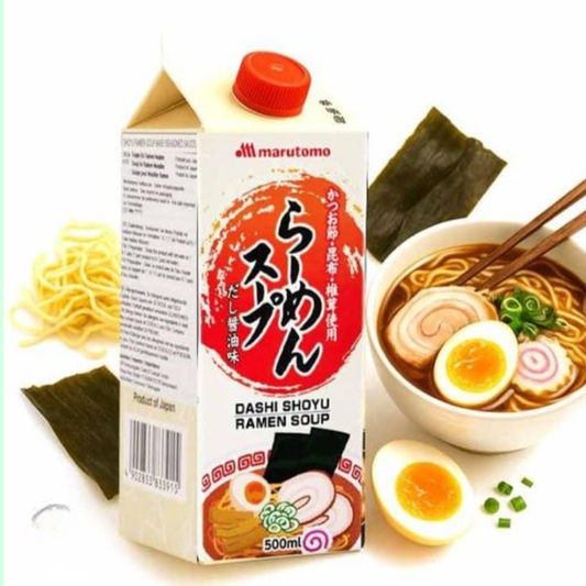 Konsentrert Ramen Nudelsuppe Base Tonkotsu Smak 500ml (MARUTOMO)