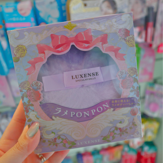 Luxense Glitter Body Powder Puf Round 10g (Cosme Station)